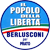 Simbolo Popolo della Libertà Berlusconi per Prato